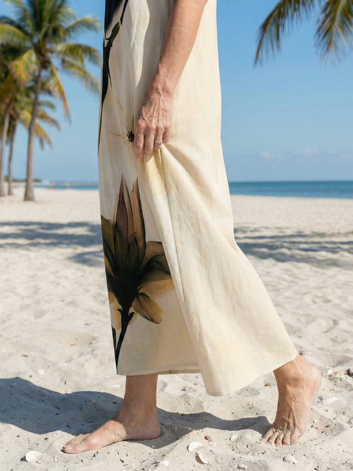 Seraya | Robe Maxi Douce Automne