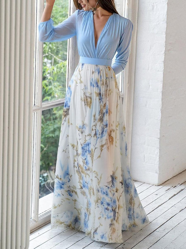 Peniel™ | Élégante Robe Maxi Fleurie