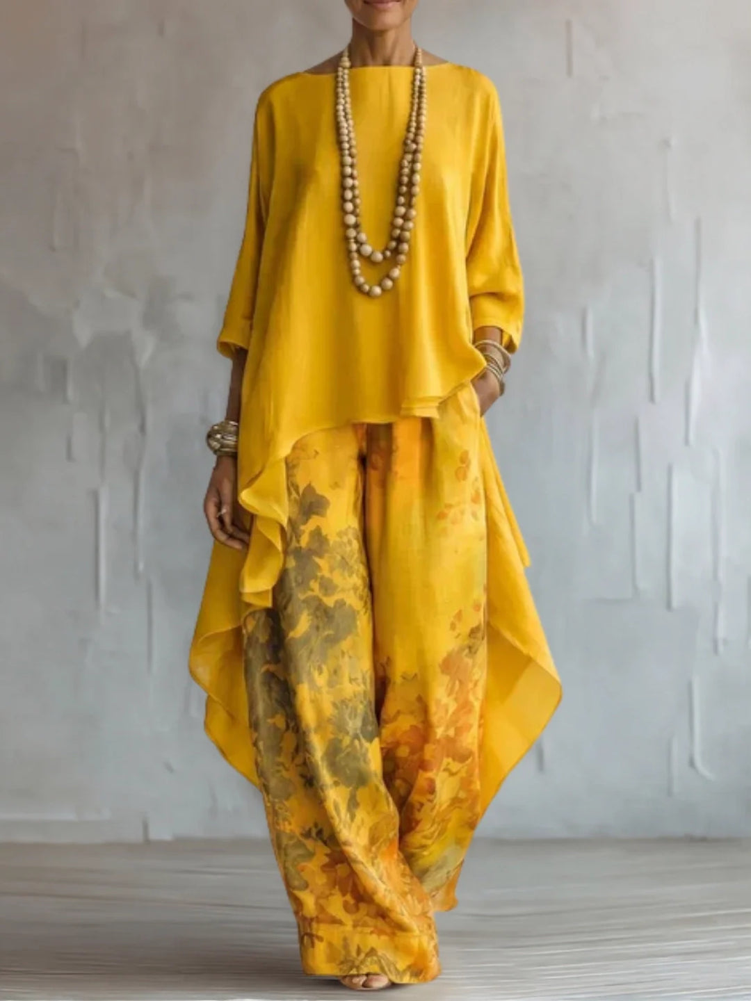 Ginevra | Ensemble Fluide Asymétrique Floral