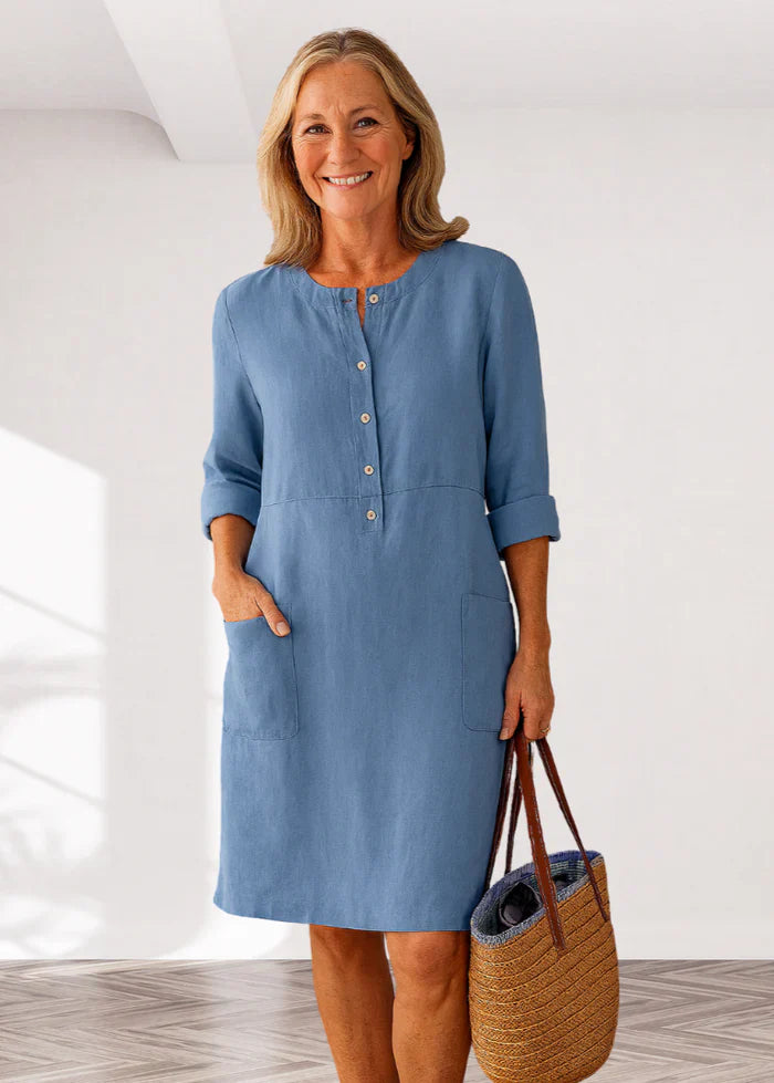 EVI | Robe décontractée pour femmes avec une coupe ample et un look intemporel pour tous les jours