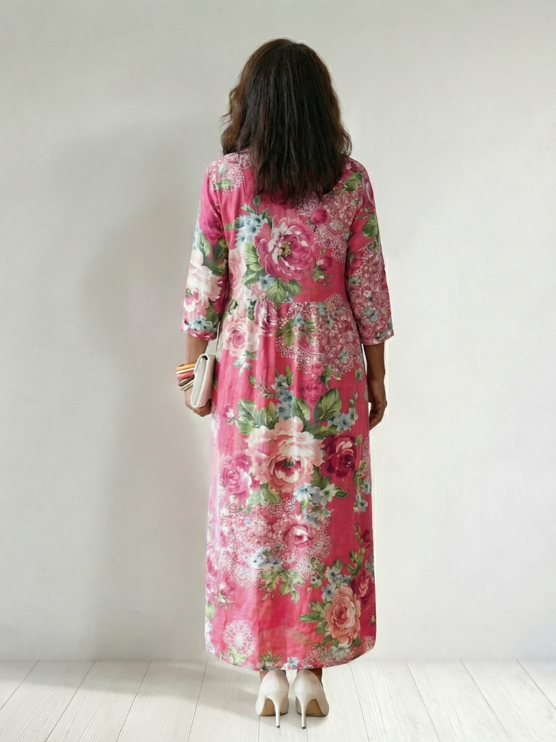 Freya | Robe Midi Fleurie