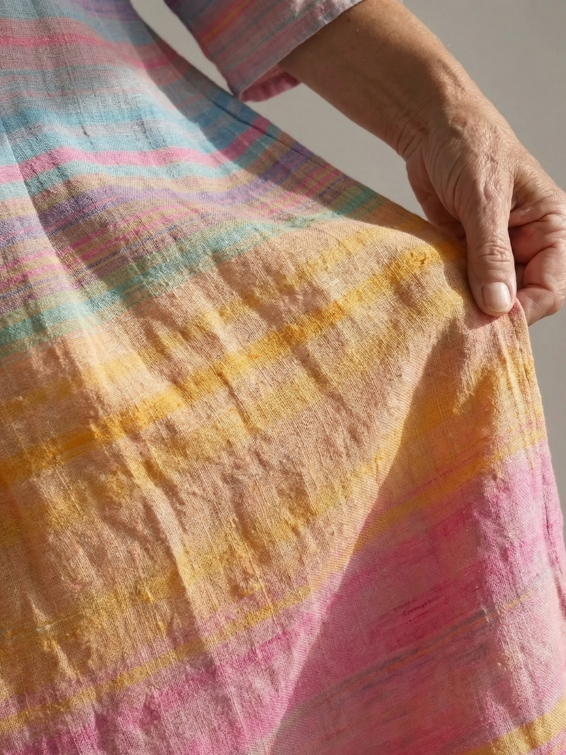 Blake | Robe Midi Rayée Dégradé