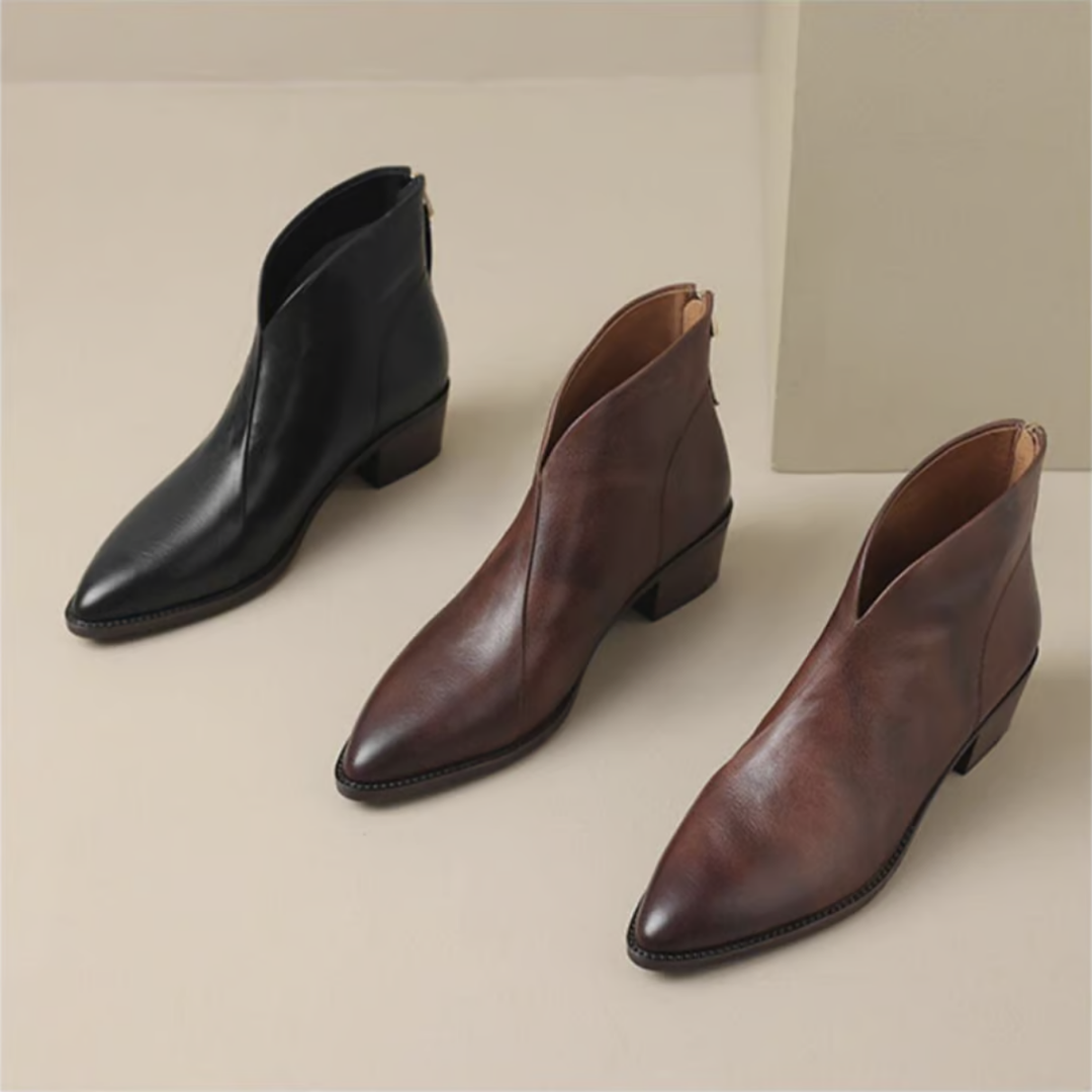 Elara · Bottines Élégantes en Cuir Premium