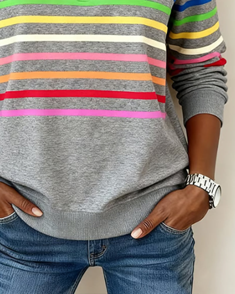 Elara · Pull Coloré Décontracté en Confort Élégant
