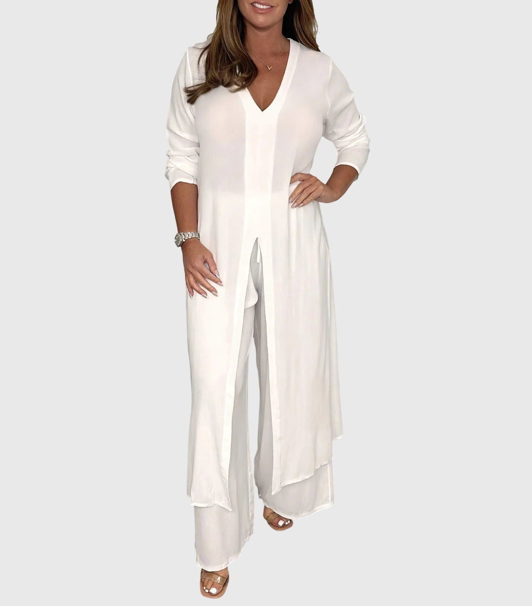Olivia· Ensemble Élégant Deux Pièces
