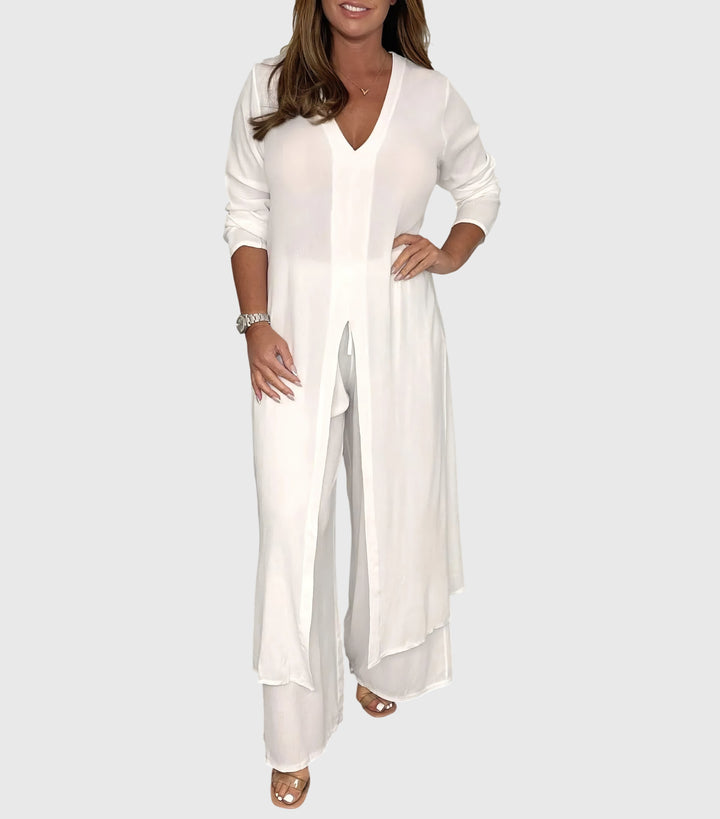 Olivia· Ensemble Élégant Deux Pièces