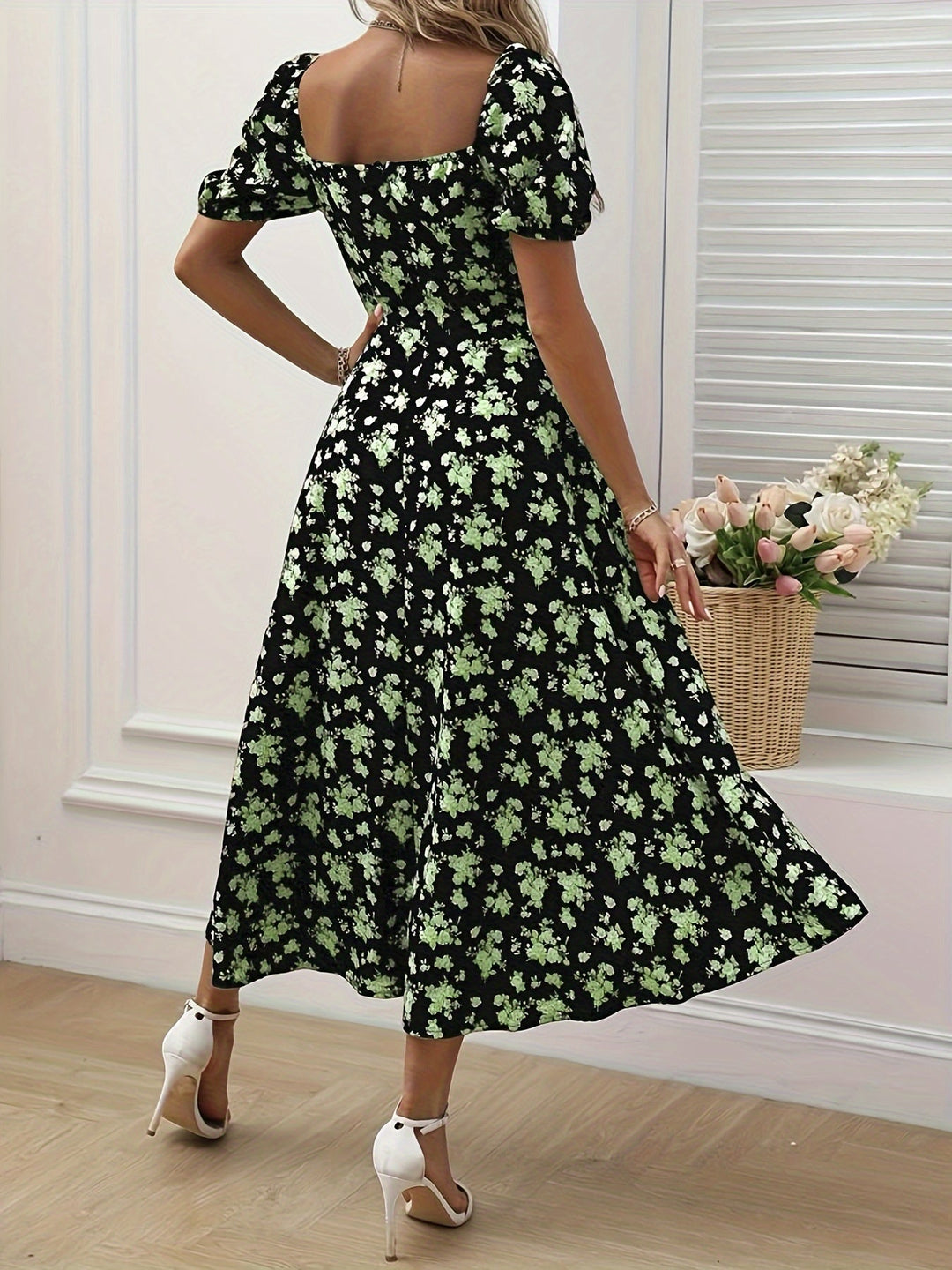 La Scintilla | Robe Élégante Florale Chloé