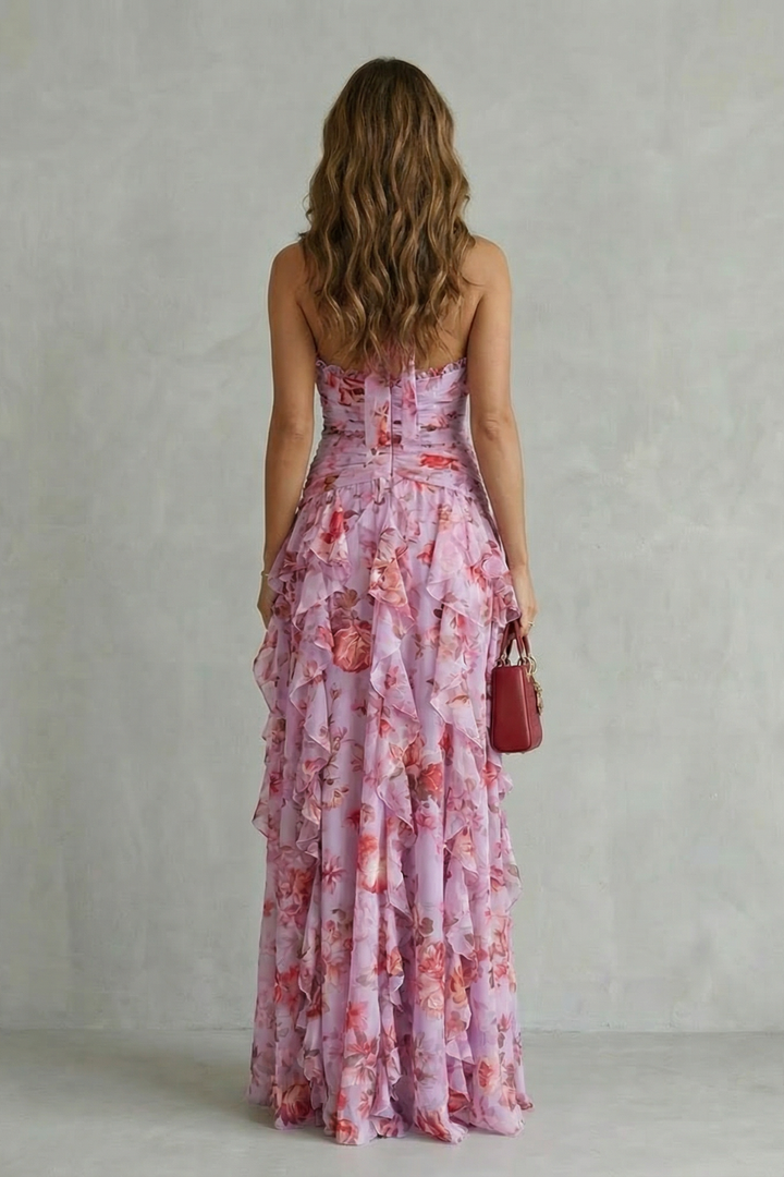 Marie | Robe Maxi à Col Halter