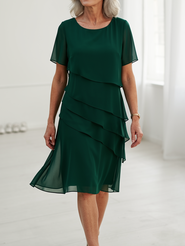 Juliette | Robe élégante et fluide avec volants