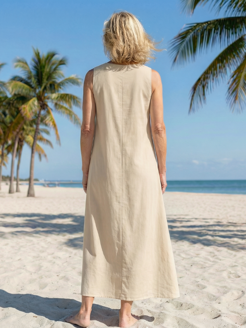 Seraya | Robe Maxi Douce Automne