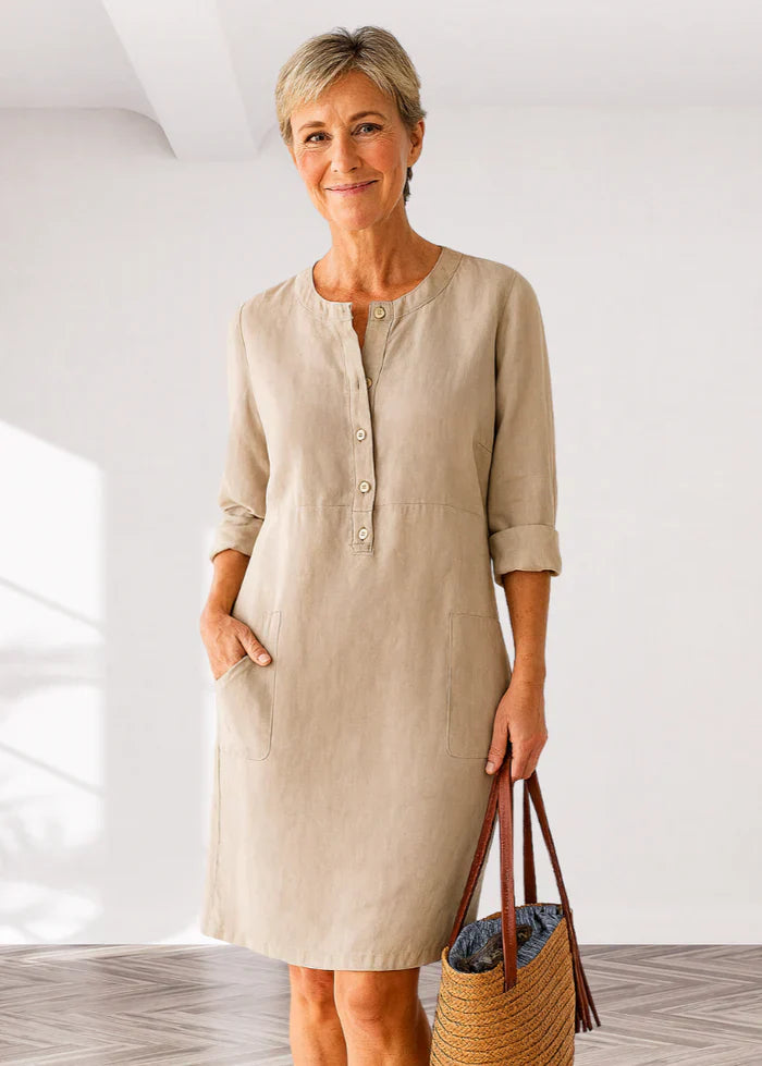 EVI | Robe décontractée pour femmes avec une coupe ample et un look intemporel pour tous les jours