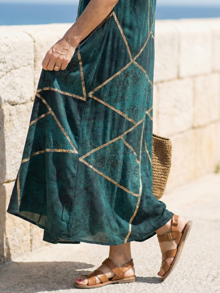Saelle | Robe Midi Calme Marée