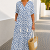 Amalia | Robe Maxi Vintage Boho d'Été