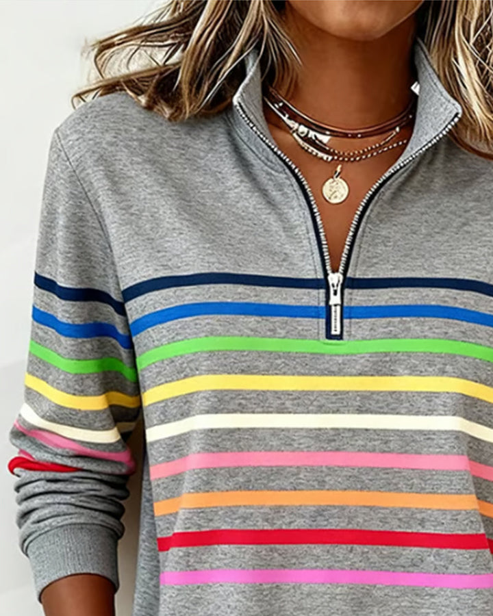 Elara · Pull Coloré Décontracté en Confort Élégant