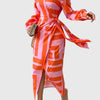 Everly | Robe Élégante Enveloppante avec Imprimé