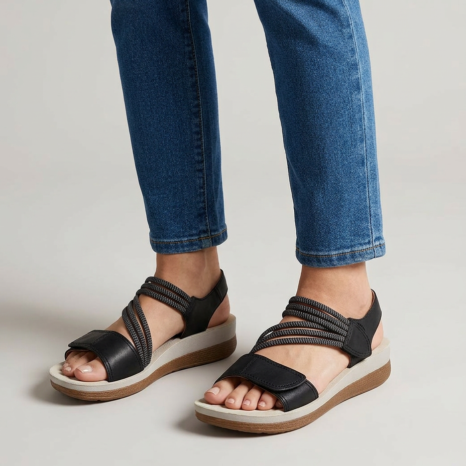 Talia - Sandale confortable femme