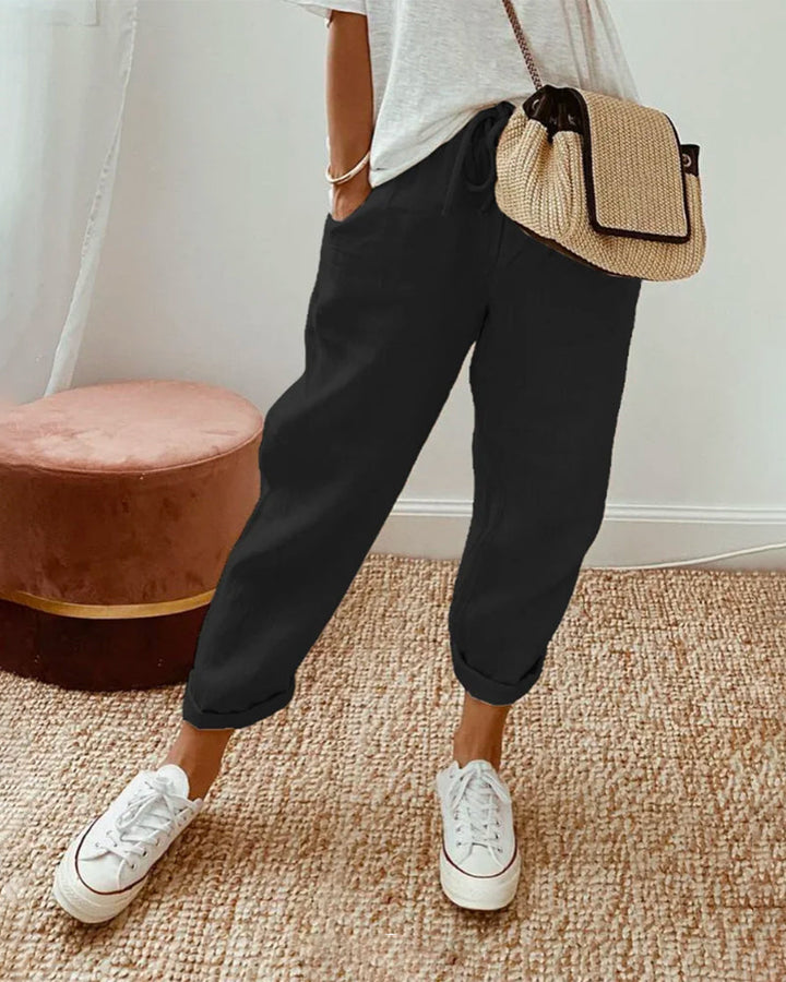 Agatha | Pantalon Décontracté & Élégant