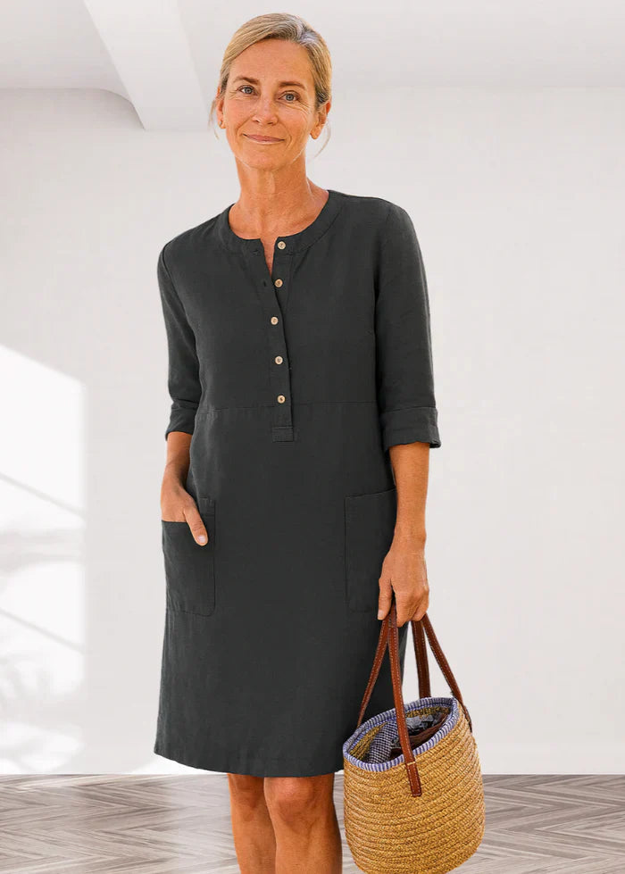 EVI | Robe décontractée pour femmes avec une coupe ample et un look intemporel pour tous les jours
