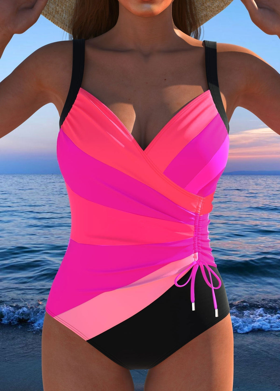 Mayte | Maillot de bain croisé qui met en valeur et flatte
