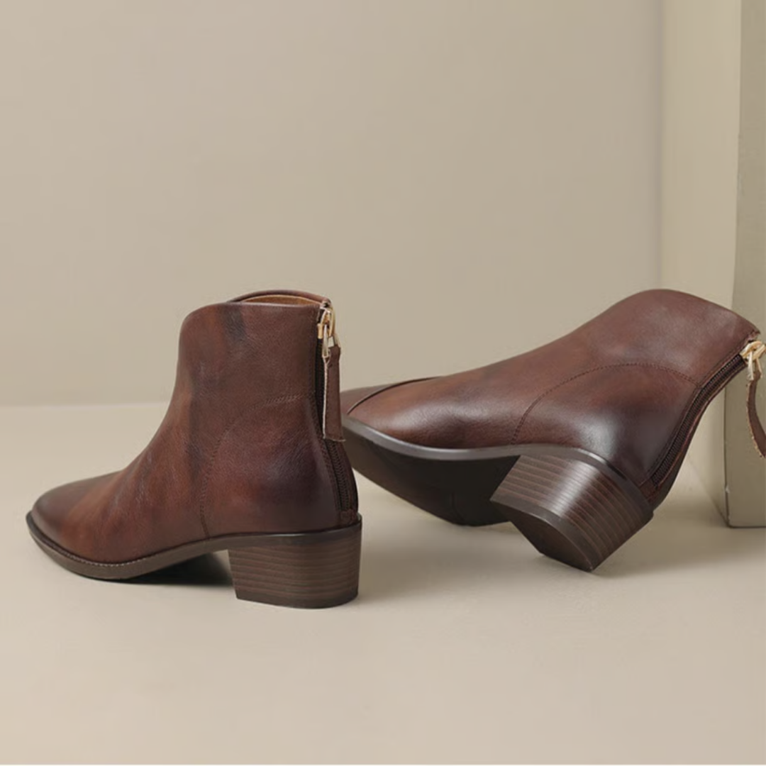 Elara · Bottines Élégantes en Cuir Premium