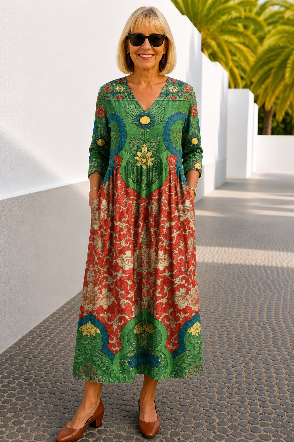 Judith | Robe Maxi Florale Vintage