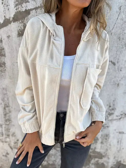 Elara · Veste en velours côtelé pour femme