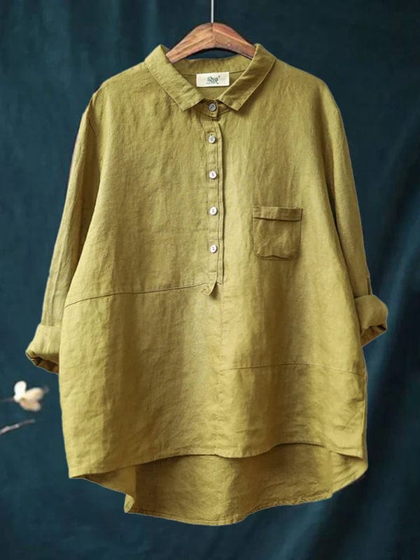 Elvie | Blouse d'été en lin élégante