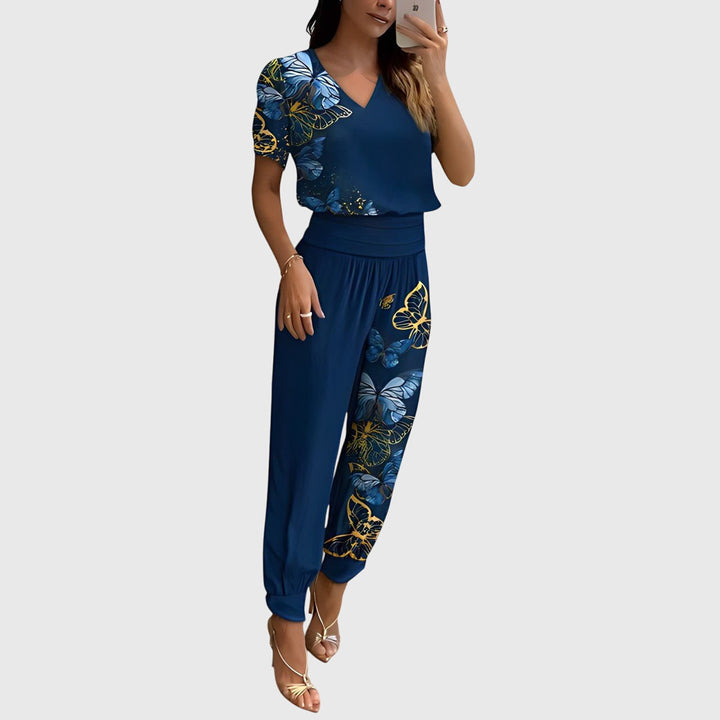 Elara · Ensemble Élégant Blouse et Pantalon