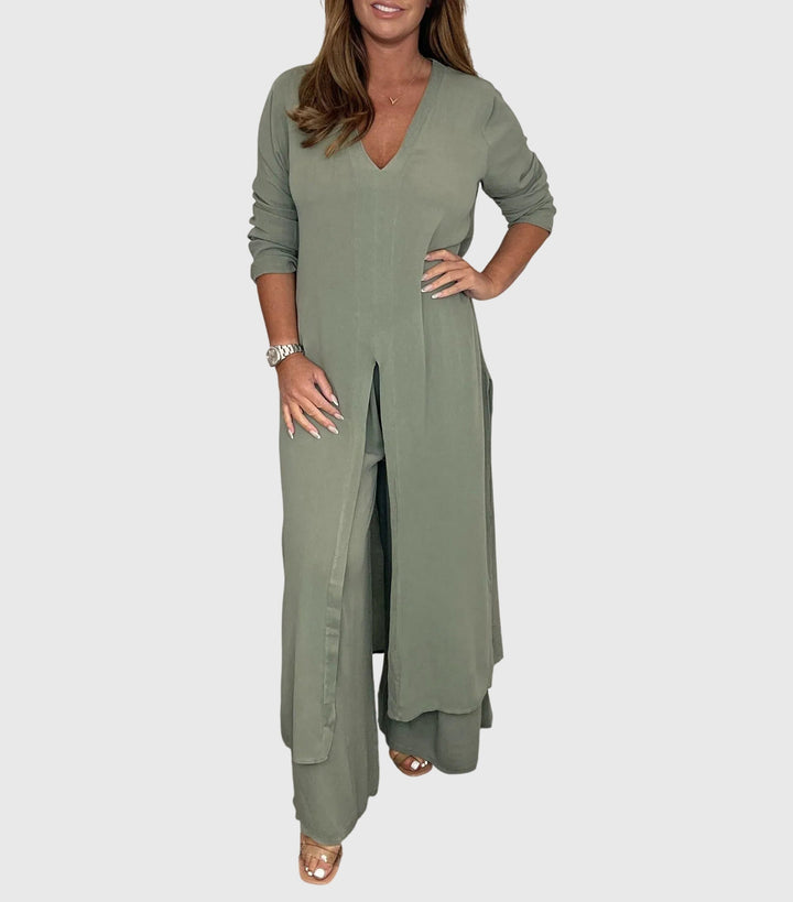 Olivia· Ensemble Élégant Deux Pièces