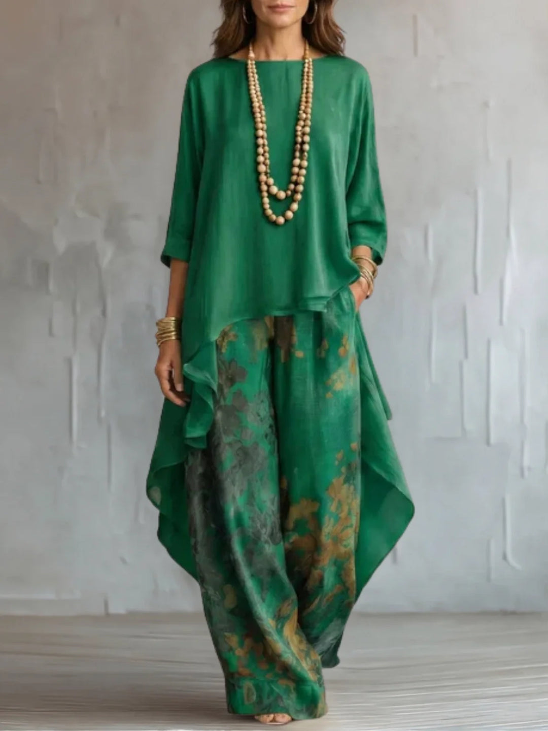 Ginevra | Ensemble Fluide Asymétrique Floral