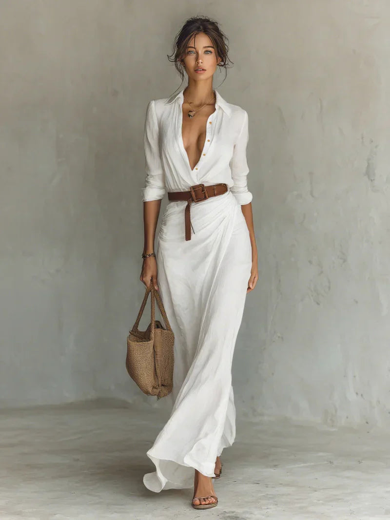 VICTORIA | Robe longue décontractée