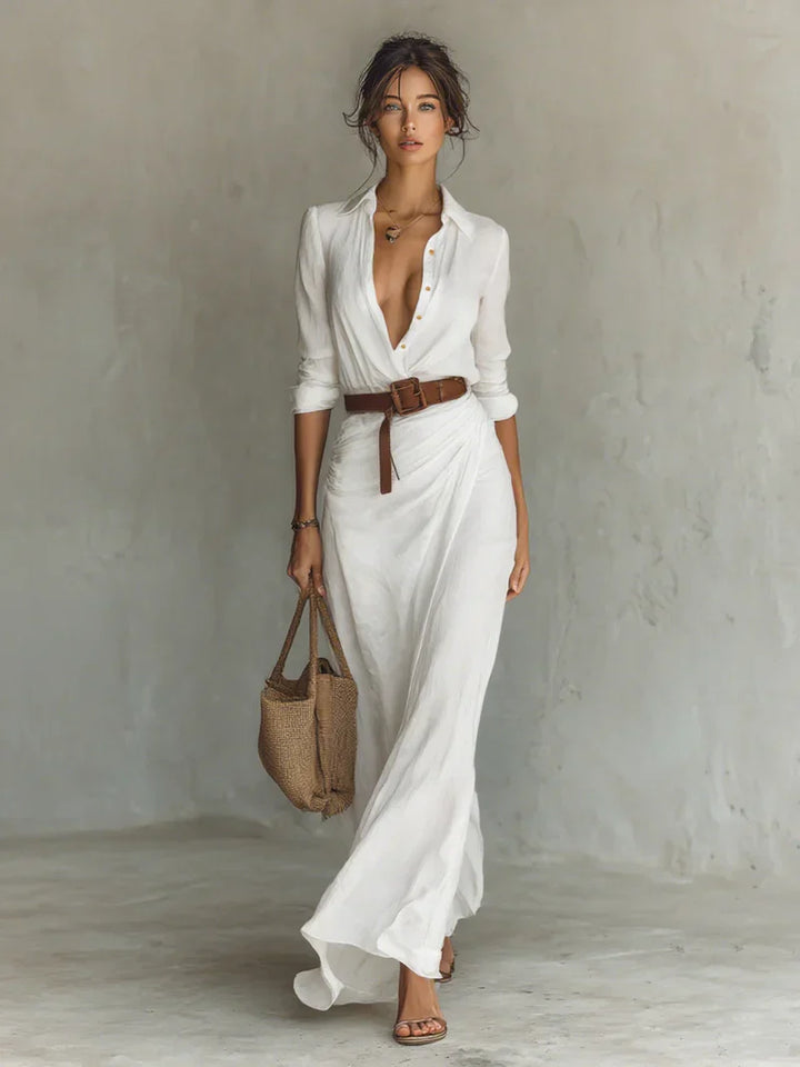 VICTORIA | Robe longue décontractée