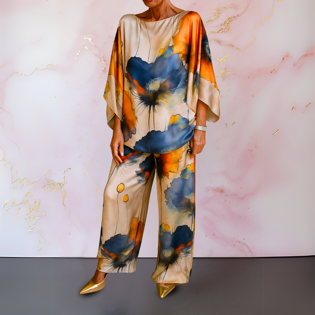 Maelora™ | Ensemble satiné à deux pièces pour femmes