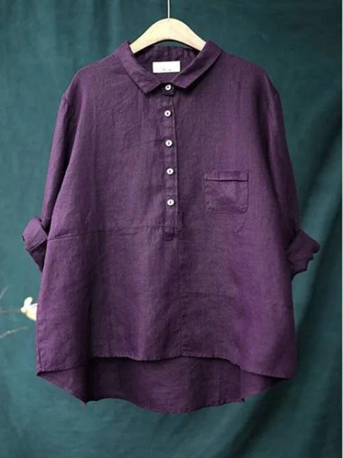 Elvie | Blouse d'été en lin élégante