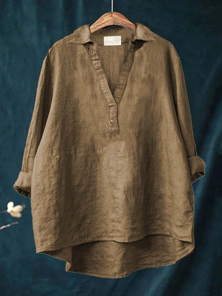 Andrea | Blouse d'été en lin élégant