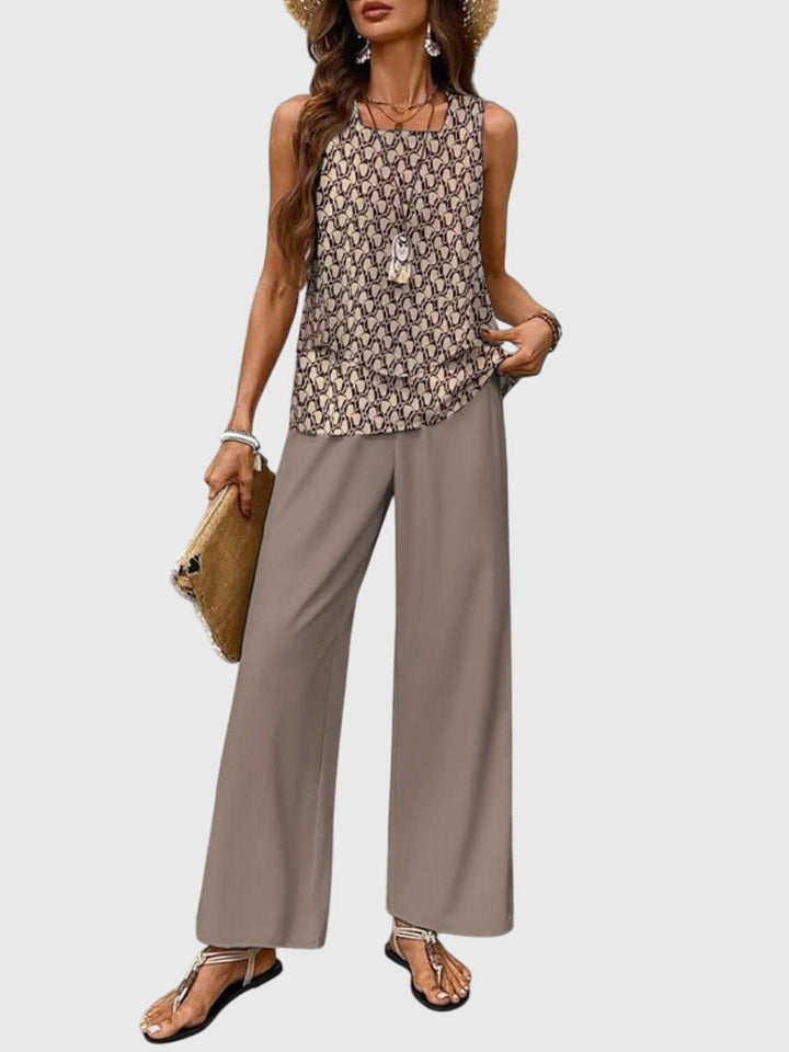 Elara · Ensemble d'été chic en 2 pièces