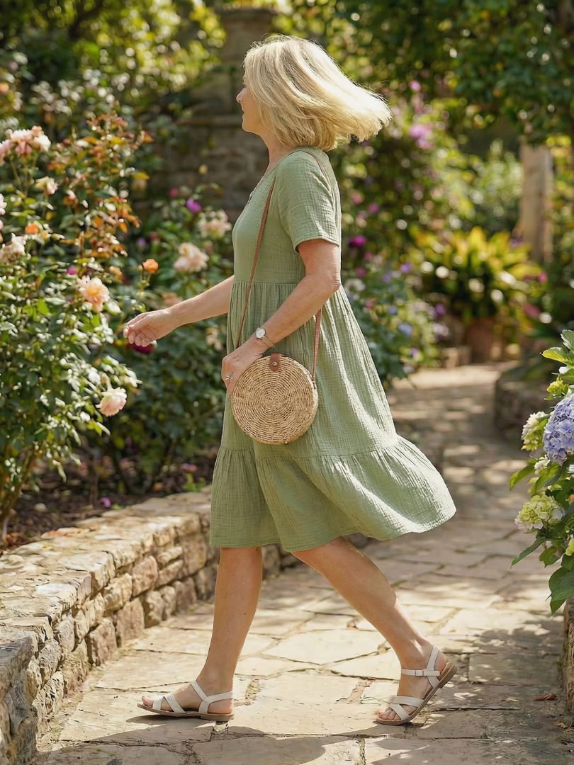 Delphinia | Robe Tissée Éase