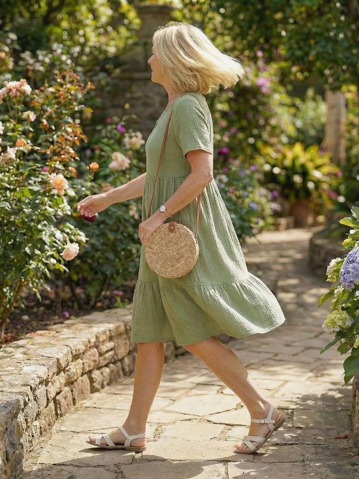 Delphinia | Robe Tissée Éase