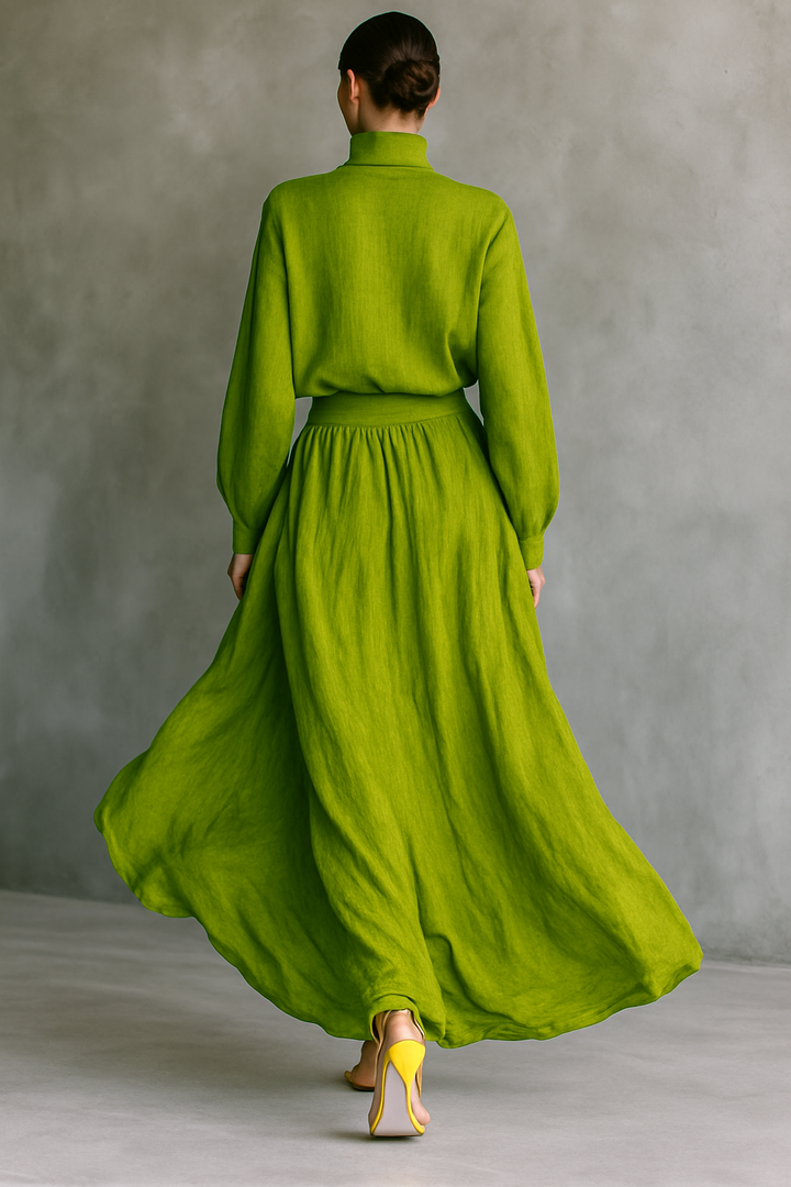 Elara · Ensemble Luxe en Lin à Deux Pièces