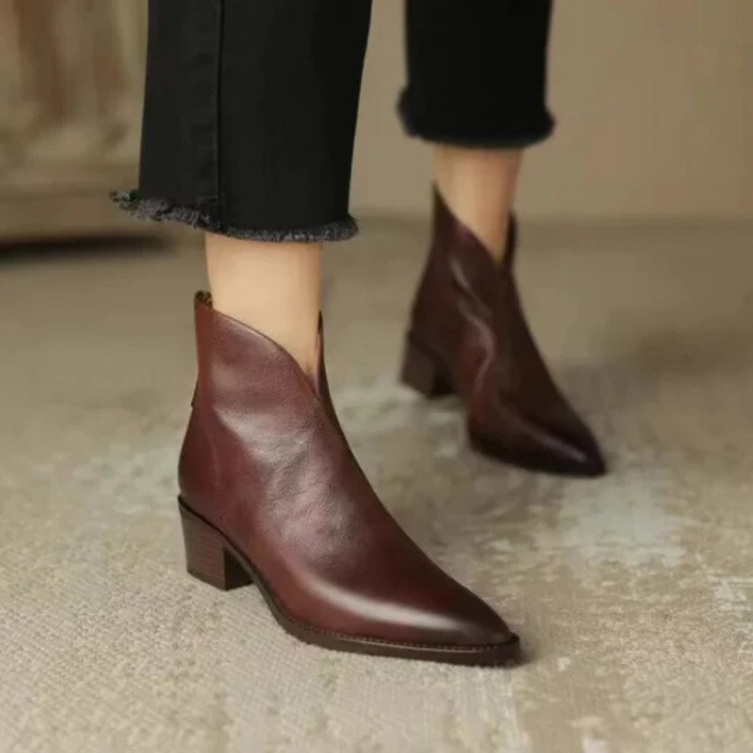 Elara · Bottines Élégantes en Cuir Premium