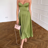 Liora™ | Robe Midi Élégante Sans Bretelles