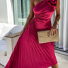 Eya™ | Élégante Robe Maxi Florale à Épaule Unique