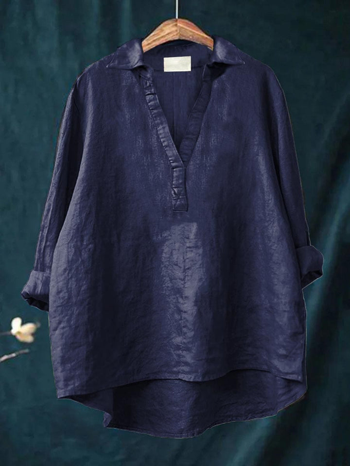 Andrea | Blouse d'été en lin élégant