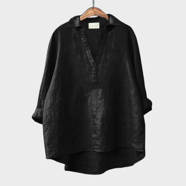 Andrea | Blouse d'été en lin élégant