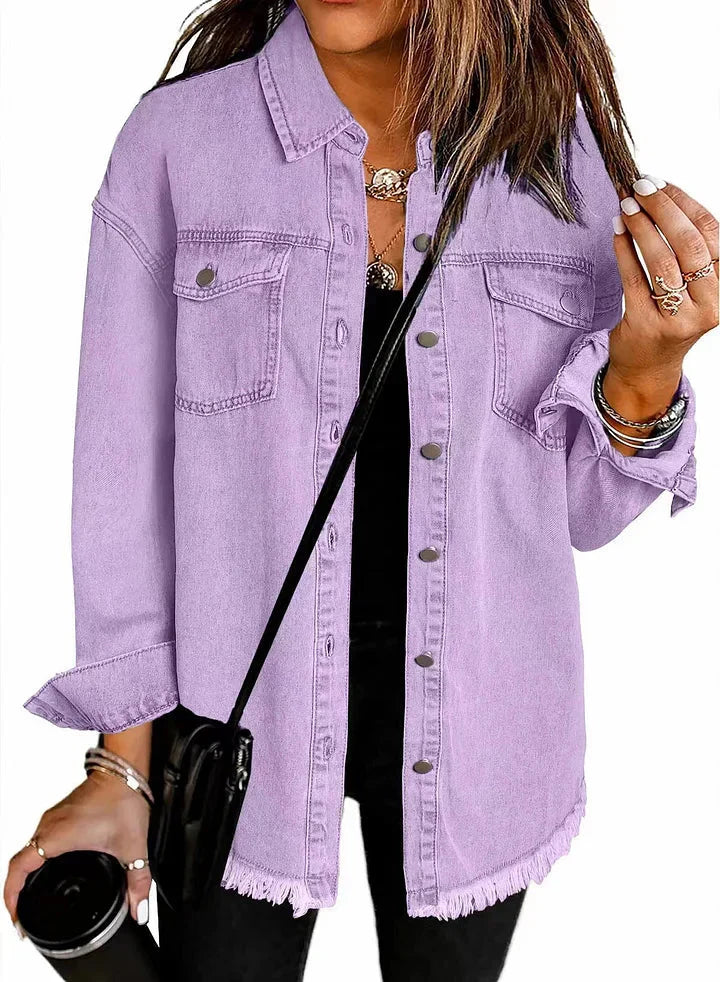 KATJA | VESTE EN DENIM CLASSIQUE POUR FEMMES