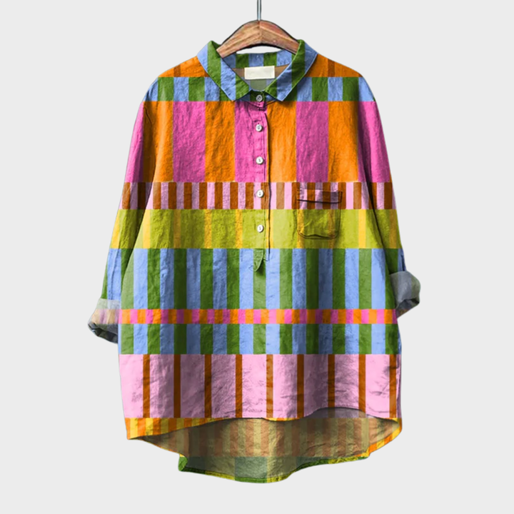 Ambre | Blouse d'été en lin élégante