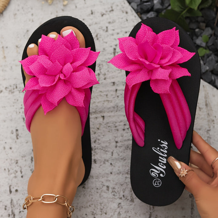 Elara · Sandales Élégantes à Fleurs Livia