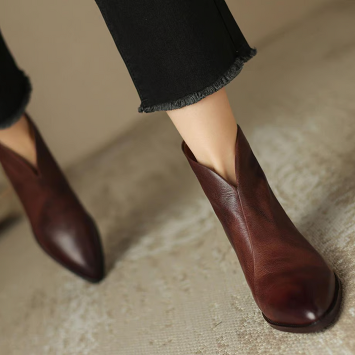 Elara · Bottines Élégantes en Cuir Premium