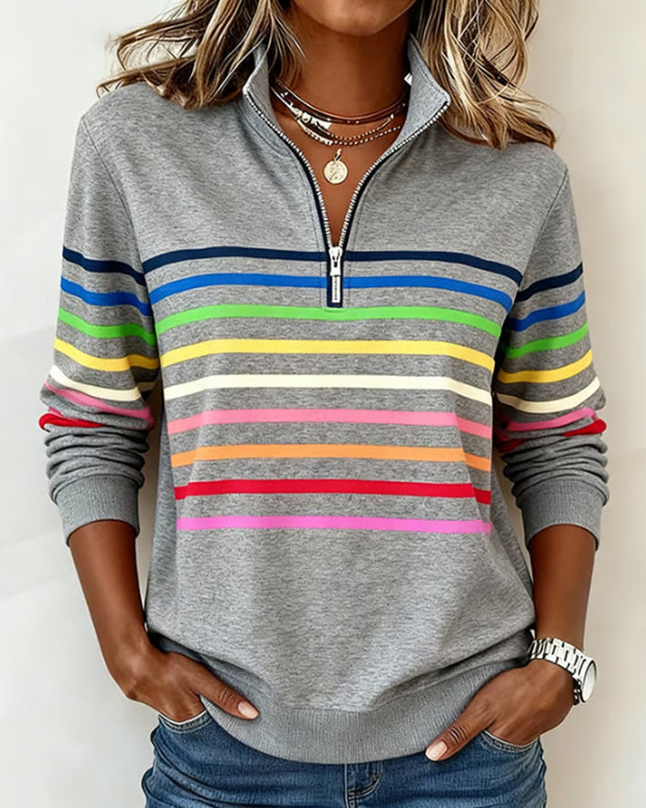 Elara · Pull Coloré Décontracté en Confort Élégant