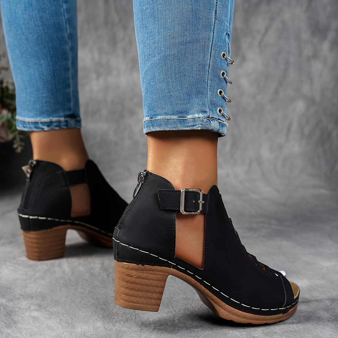 Selin | Sandales à Talons Tressés